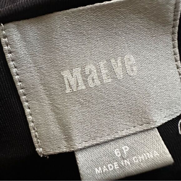 Anthropologie Maeve Stripe Pencil Short Sleeve stretchy Dress 6 petite - Picture 5 of 6